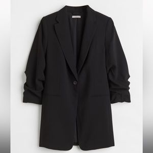 H&M Gathered Sleeve Jacket